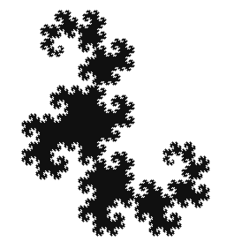 The Dragon Curve at 15 Folds